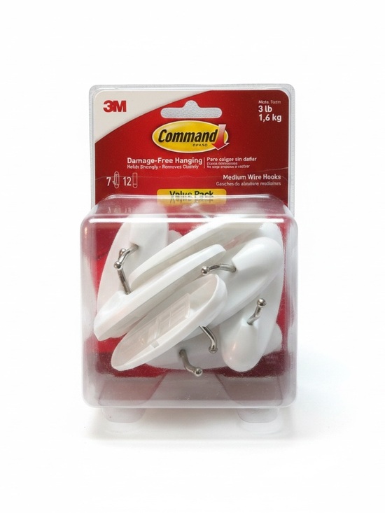 Command Other - Command White Medium Wire Hooks